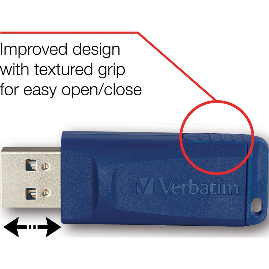 Verbatim 64GB USB Flash Drive - Blue 98658