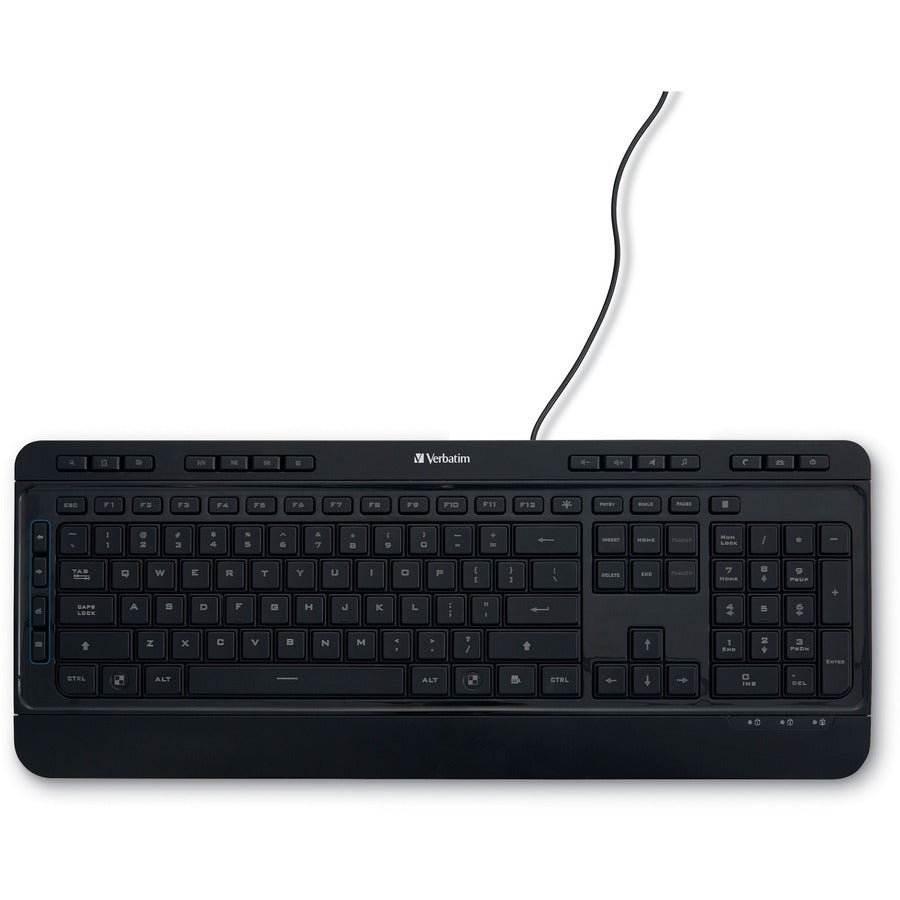 Verbatim Illuminated Wired Keyboard 99789