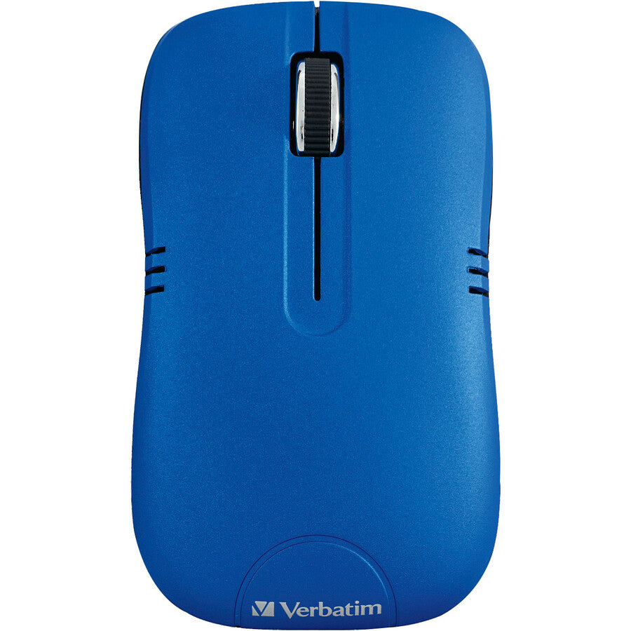 Souris optique sans fil pour ordinateur portable Verbatim, série Commuter - Bleu mat 99766