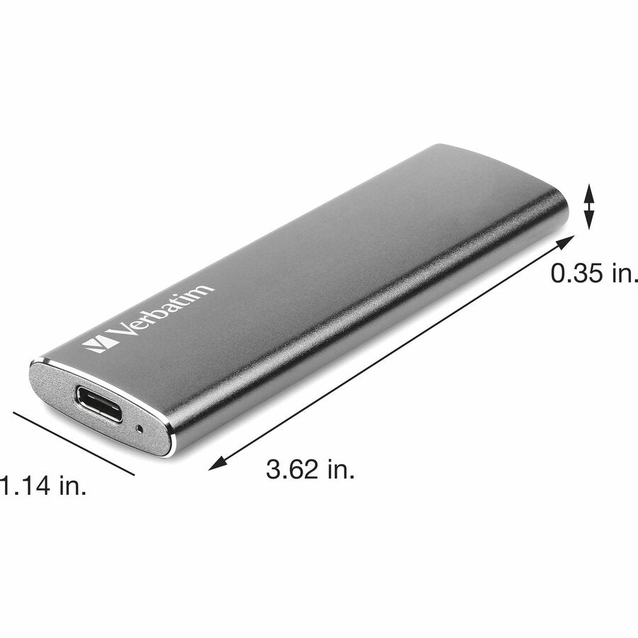 Verbatim Vx500 480 GB Solid State Drive - External - Graphite 47443