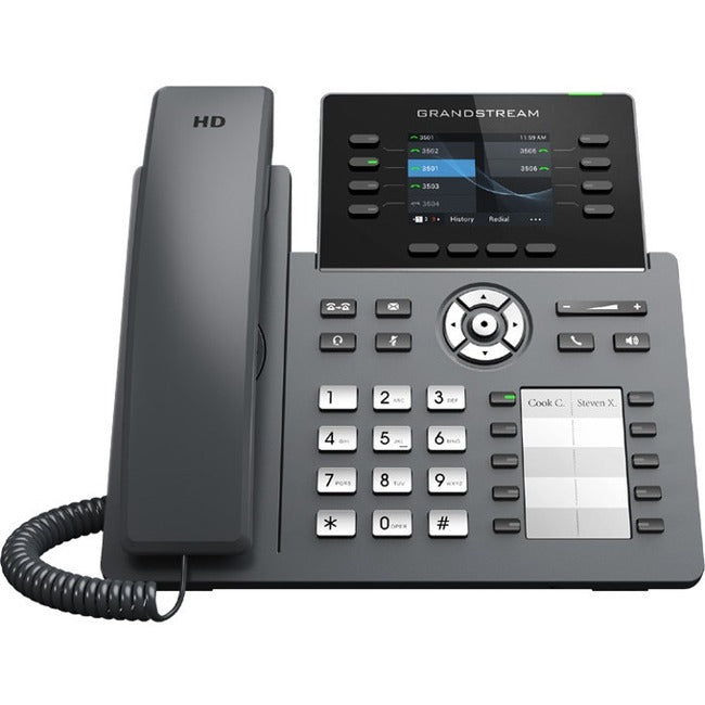 Grandstream GRP2634 IP Phone - Corded - Corded - Bluetooth, Wi-Fi - Wall Mountable, Desktop GRP2634