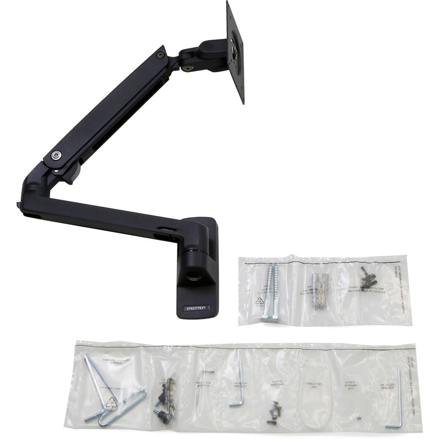 Ergotron Mounting Arm for Monitor, Notebook, LCD Display, Display Screen - Matte Black 45-505-224