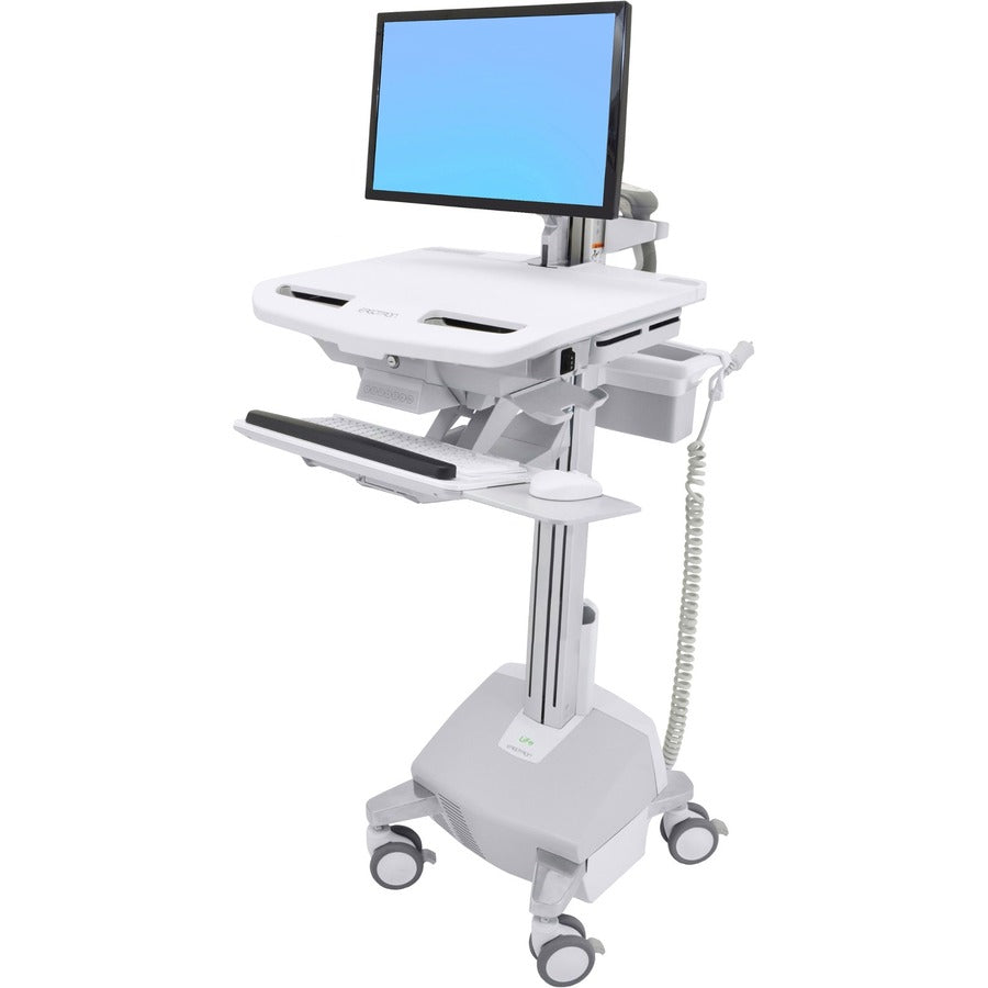 Ergotron StyleView Electric Lift Cart with LCD Arm, LiFe Powered SV42-7202-1