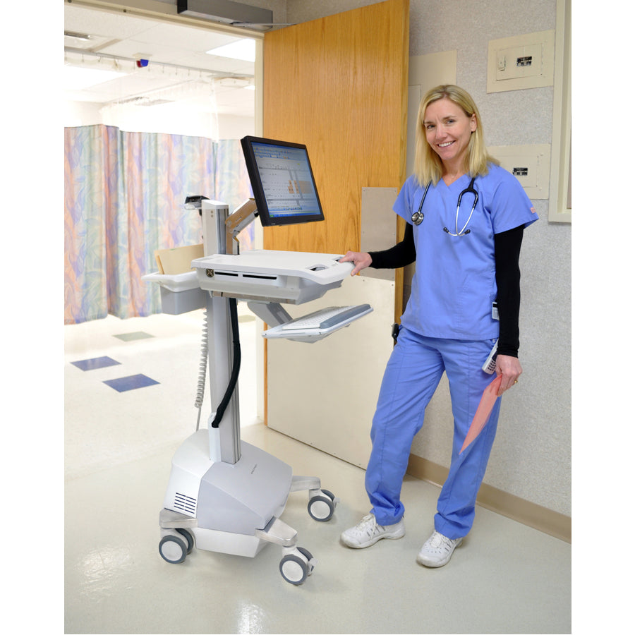 Ergotron StyleView Electric Lift Cart with LCD Arm, LiFe Powered SV42-7202-1