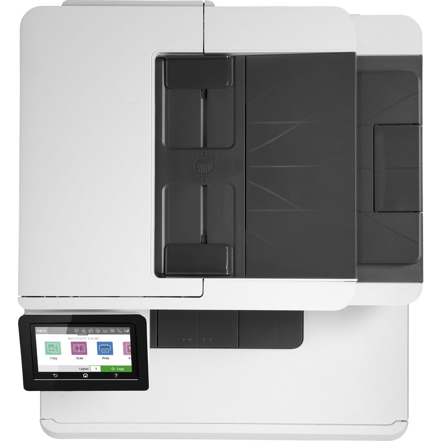 HP LaserJet Pro M479 M479fdw Laser Multifunction Printer-Color-Copier/Fax/Scanner-28 ppm Mono/28 ppm Color Print-600x600 dpi Print-Automatic Duplex Print-50000 Pages-300 sheets Input-1200 dpi Optical Scan-Wireless LAN-Mopria W1A80A#BGJ