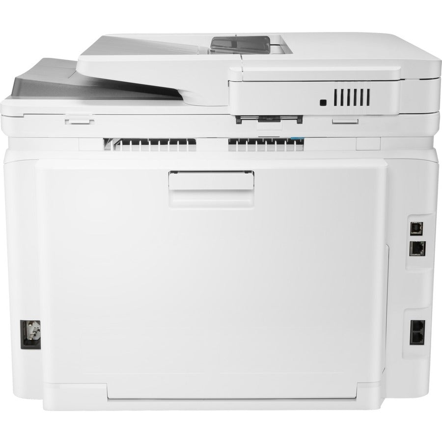 HP LaserJet Pro M283 M283fdw Laser Multifunction Printer-Color-Copier/Fax/Scanner-21 ppm Mono/21 ppm Color Print-600x600 dpi Print-Automatic Duplex Print-40000 Pages-251 sheets Input-1200 dpi Optical Scan-Wireless LAN-Mopria 7KW75A#BGJ
