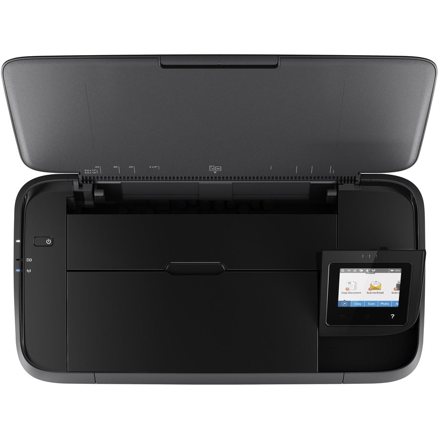 HP Officejet 250 Wireless Inkjet Multifunction Printer-Color-Copier/Scanner-20 ppm Mono/19 ppm Color Print-4800x1200 Print-Manual Duplex Print-500 Pages Monthly-50 sheets Input-Color Scanner-600 Optical Scan-Wireless LAN CZ992A#B1H
