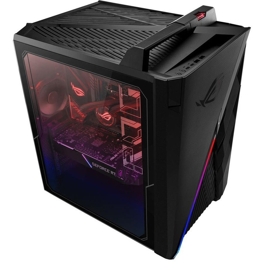 Asus ROG Strix GA35 G35DX-DBR770 Gaming Desktop Computer - AMD Ryzen 7 5800X Octa-core (8 Core) - 16 GB RAM DDR4 SDRAM - 1 TB M.2 PCI Express NVMe 3.0 SSD - Tower - Star Black G35DX-DBR770