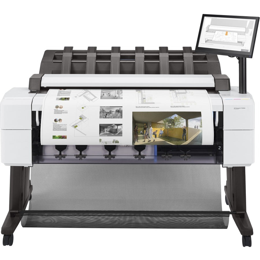HP Designjet T2600dr PostScript Inkjet Large Format Printer - 36" Print Width - Color 3EK15A#B1K