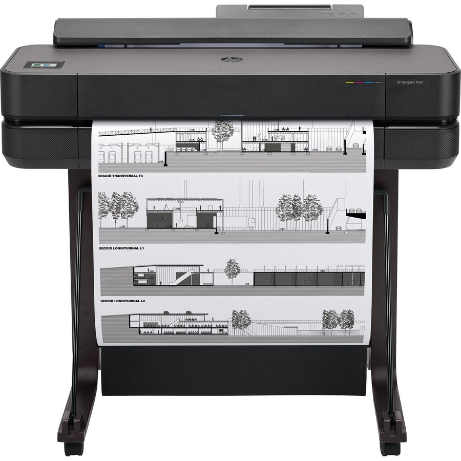 HP Designjet T650 A1 Inkjet Large Format Printer - 24" Print Width - Color 5HB08H#B1K