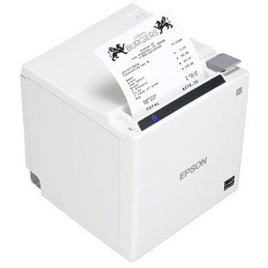 Imprimante thermique directe de bureau HP TM-m30II - Monochrome - Impression de reçus - Ethernet - USB - Hôte USB - Avec cutter 340U2AA#ABA