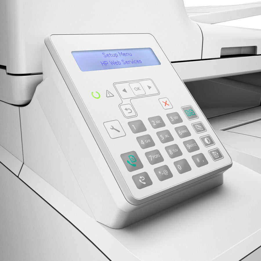 HP LaserJet Pro M227 M227fdn Laser Multifunction Printer-Monochrome-Copier/Fax/Scanner-30 ppm Mono Print-1200x1200 Print-Automatic Duplex Print-30000 Pages Monthly-250 sheets Input-Color Scanner-1200 Optical Scan-Monochrome Fax- Ethernet G3Q79A#BGJ