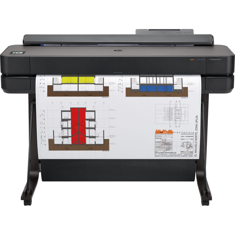 HP Designjet T650 A1 Inkjet Large Format Printer - 36" Print Width - Color 5HB10H#B1K