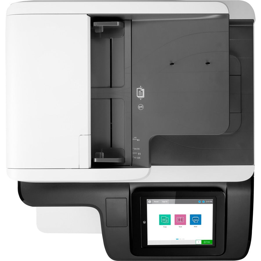 HP LaserJet M776 M776dn Laser Multifunction Printer-Color-Copier/Scanner-46 ppm Mono/46 ppm Color Print-1200x1200 Print-Automatic Duplex Print-200000 Pages Monthly-650 sheets Input-Color Scanner-600 Optical Scan-Gigabit Ethernet T3U55A#BGJ