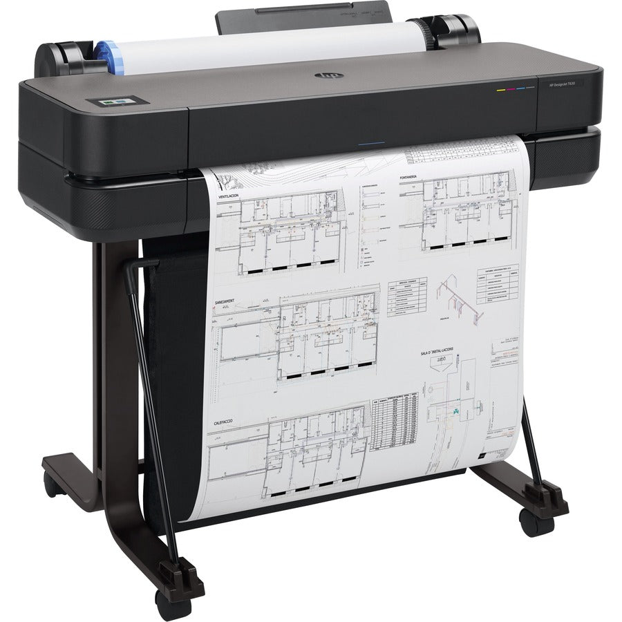 HP Designjet T630 Inkjet Large Format Printer - 24" Print Width - Color 5HB09A#B1K