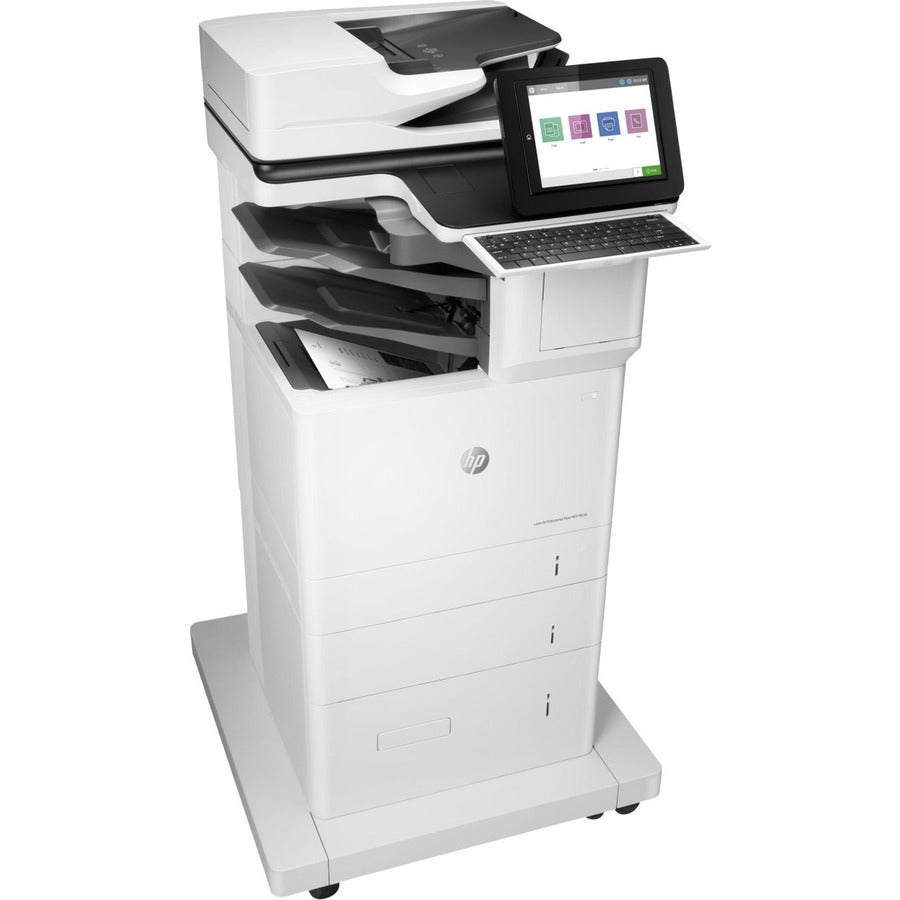 HP LaserJet Enterprise M636z Laser Multifunction Printer-Monochrome-Copier/Fax/Scanner-75 ppm Mono Print-1200x1200 dpi Print-Automatic Duplex Print-300000 Pages-3200 sheets Input-600 dpi Optical Scan-Wireless LAN-Mopria-Wi-Fi Direct 7PT01A#BGJ