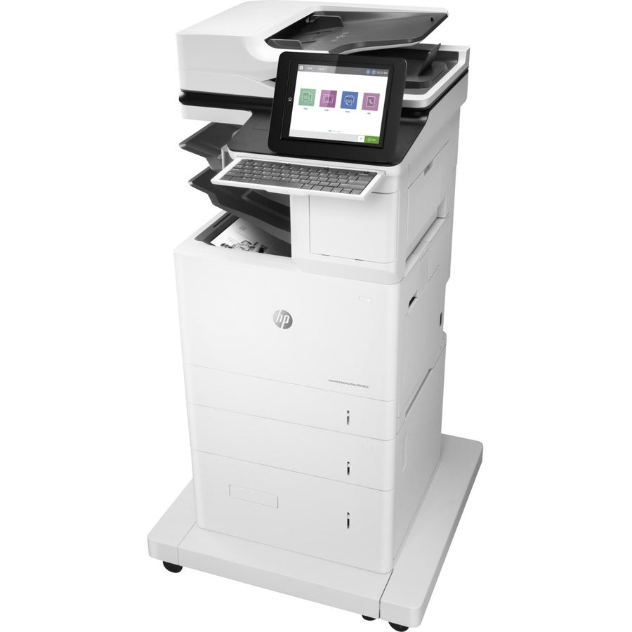 HP LaserJet M635 M635z Laser Multifunction Printer-Monochrome-Copier/Fax/Scanner-65 ppm Mono Print-1200x1200 Print-Automatic Duplex Print-300000 Pages Monthly-3200 sheets Input-Color Scanner-600 Optical Scan-Monochrome Fax-Gigabit Ethernet 7PS99A#BGJ