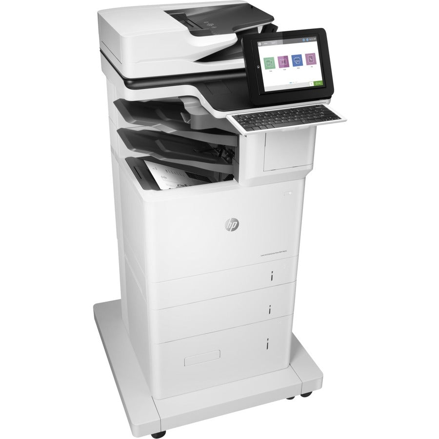 HP LaserJet M635 M635z Laser Multifunction Printer-Monochrome-Copier/Fax/Scanner-65 ppm Mono Print-1200x1200 Print-Automatic Duplex Print-300000 Pages Monthly-3200 sheets Input-Color Scanner-600 Optical Scan-Monochrome Fax-Gigabit Ethernet 7PS99A#BGJ