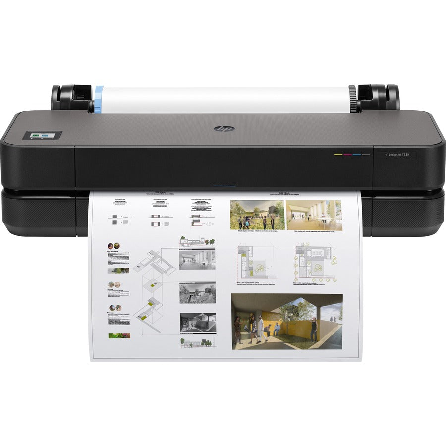 HP Designjet T230 A1 Inkjet Large Format Printer - 24" Print Width - Color 5HB07H#B1K