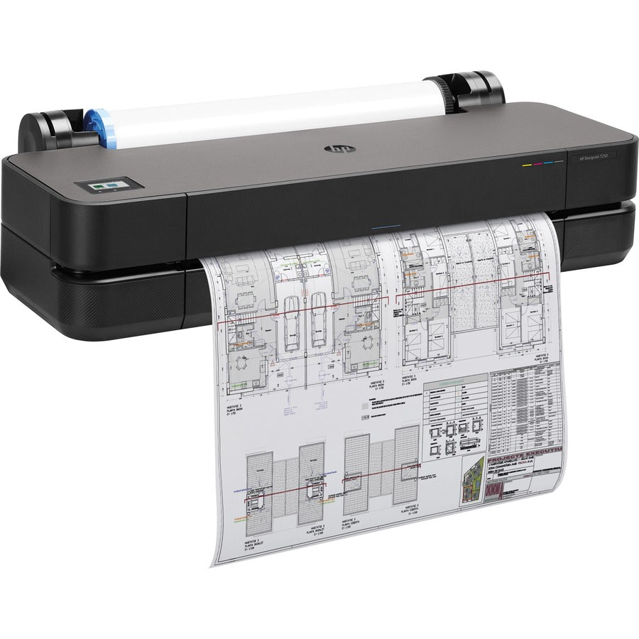 HP Designjet T250 A1 Inkjet Large Format Printer - 24" Print Width - Color 5HB06H#B1K