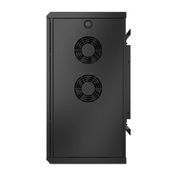 APC by Schneider Electric NetShelter WX 6U Low-Profile Wall Mount Enclosure 120V Fans AR106V