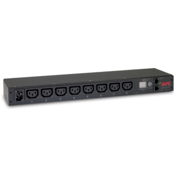 APC by Schneider Electric Rack PDU, Metered, 1U, 12A/208V, 10A/230V, (8) C13 AP7820B