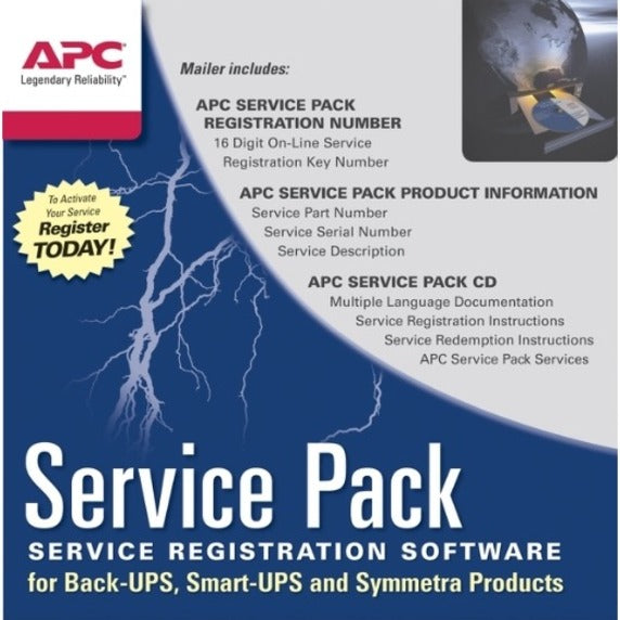 APC by Schneider Electric Service Pack - Extended Warranty - 1 Year - Warranty WBEXTWAR1YR-SP-04