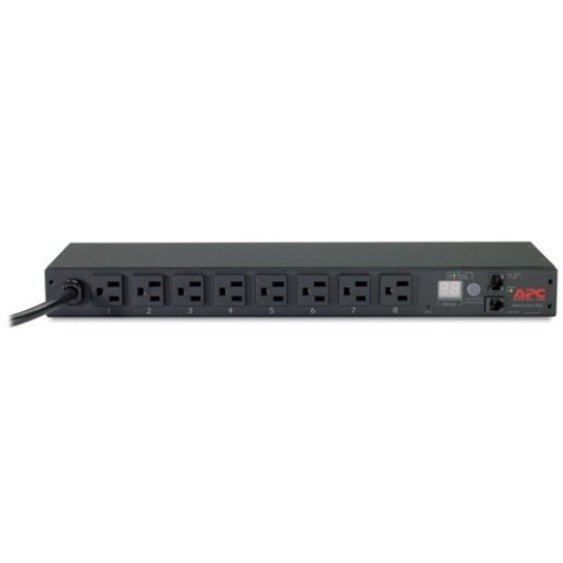 APC by Schneider Electric Rack PDU, Metered, 1U, 15A, 100/120V, (8) 5-15 AP7800B