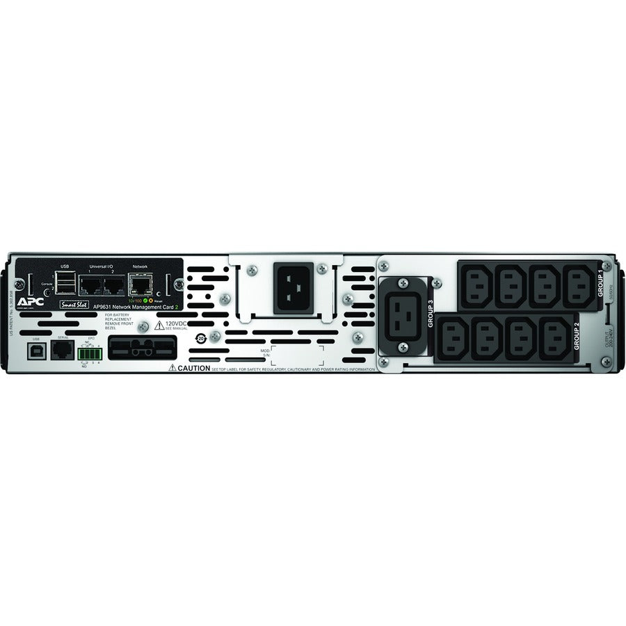 APC by Schneider Electric Smart-UPS X 2 200 VA Rack/Tour LCD 200-240 V avec carte réseau SMX2200R2HVNC