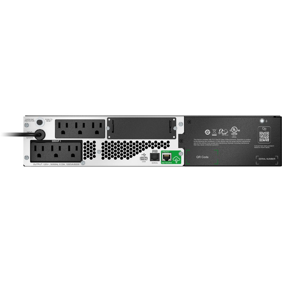 APC by Schneider Electric Smart-UPS Li-Ion, courte profondeur 1 000 VA, 120 V avec SmartConnect SMTL1000RM2UC