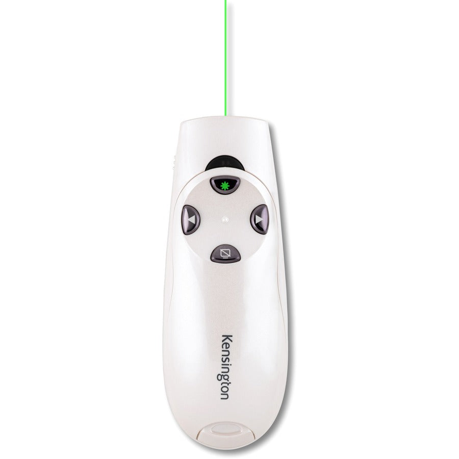 Kensington Presenter Expert sans fil avec laser vert - Blanc nacré K75771WW