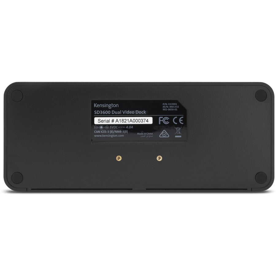 Station d'accueil Kensington SD3600 5 Gbit/s USB 3.0 double 2K - HDMI/DVI-I/VGA - Windows K33991WW