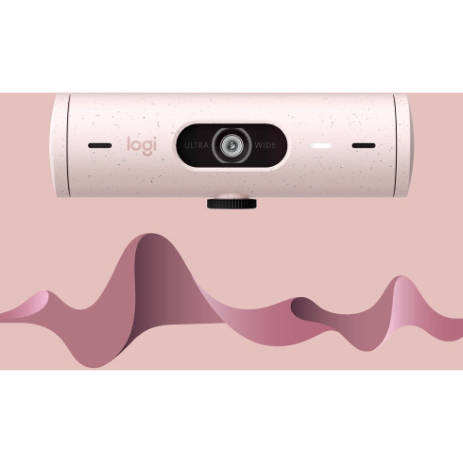 Webcam Logitech BRIO 500 - 4 Mégapixels - 60 ips - Rose - USB Type C 960-001432