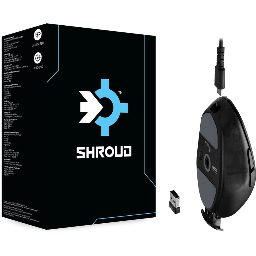 Logitech G G303 Shroud Edition Wireless Gaming Mouse 910-006103