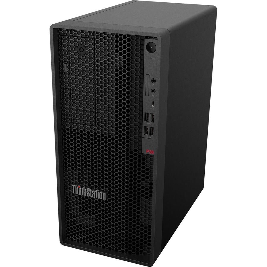 Lenovo ThinkStation P360 30FM002HUS Workstation - 1 x Intel Core i7 Dodeca-core (12 Core) i7-12700 12th Gen - 16 GB DDR5 SDRAM RAM - 512 GB SSD - Tower 30FM002HUS