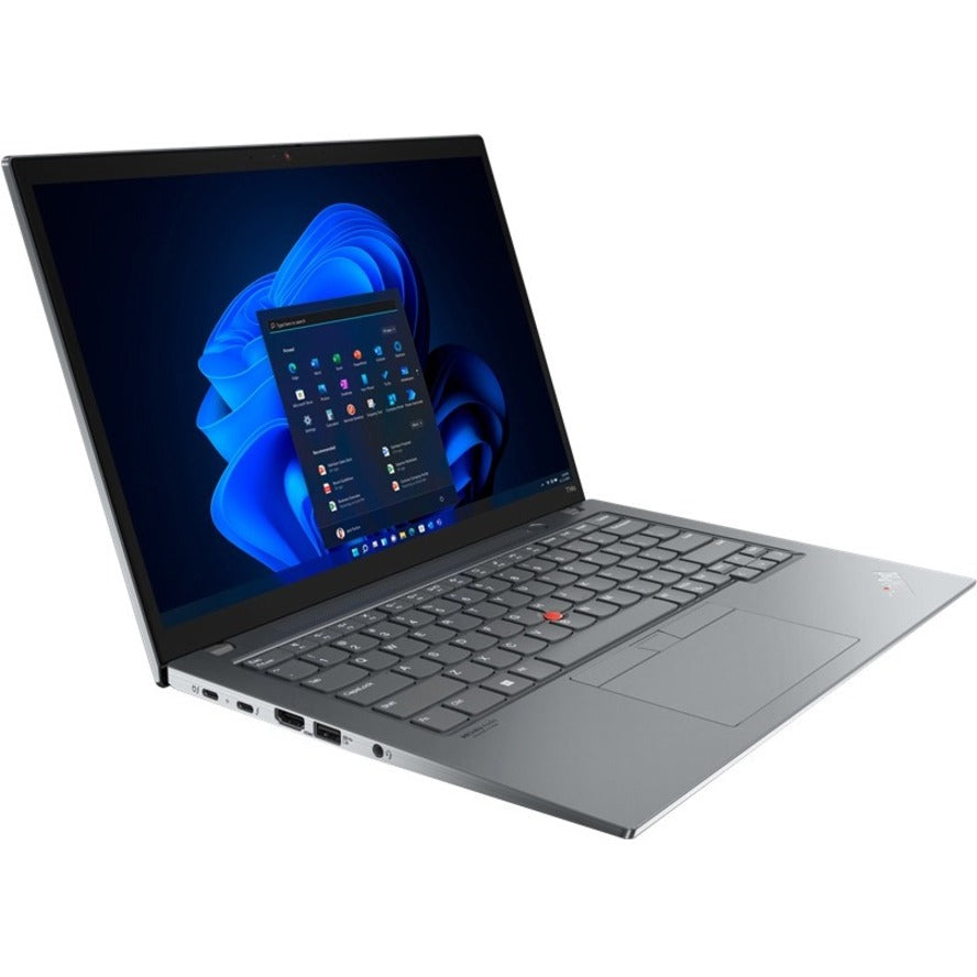 Ordinateur portable à écran tactile Lenovo ThinkPad T14s Gen 3 21BR002VCA 14" - WUXGA - 1920 x 1200 - Intel Core i7 12e génération i7-1270P Dodeca-core (12 Core) - 16 Go de RAM totale - 16 Go de mémoire intégrée - 512 Go SSD - Storm Gris 21BR002VCA