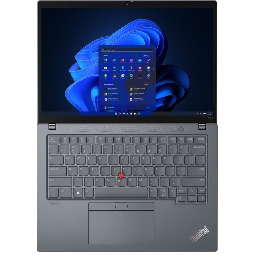 Ordinateur portable à écran tactile Lenovo ThinkPad T14s Gen 3 21BR002VCA 14" - WUXGA - 1920 x 1200 - Intel Core i7 12e génération i7-1270P Dodeca-core (12 Core) - 16 Go de RAM totale - 16 Go de mémoire intégrée - 512 Go SSD - Storm Gris 21BR002VCA