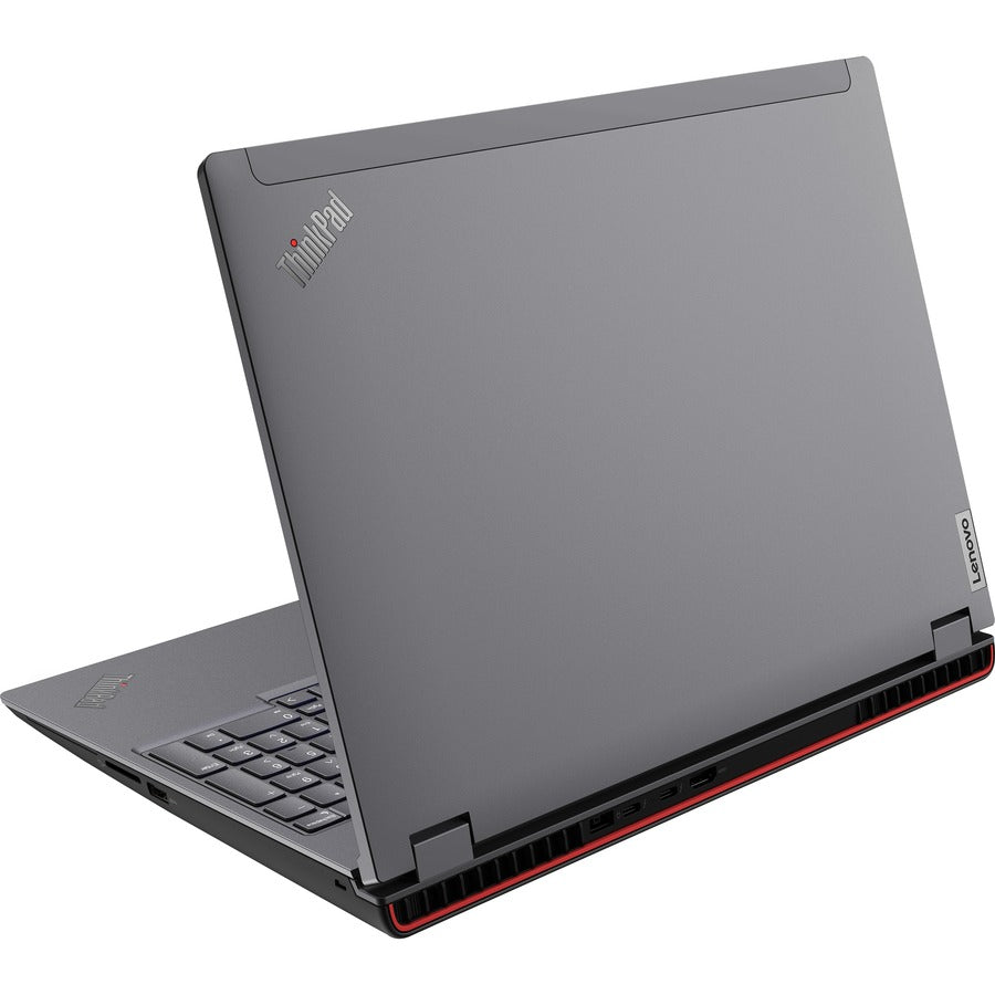 Lenovo ThinkPad P16 G1 21D6006CUS 16" Touchscreen Mobile Workstation - WQUXGA - 3840 x 2400 - Intel Core i7 12th Gen i7-12850HX Hexadeca-core (16 Core) 2.10 GHz - 16 GB Total RAM - 512 GB SSD - Storm Gray, Thunder Black 21D6006CUS