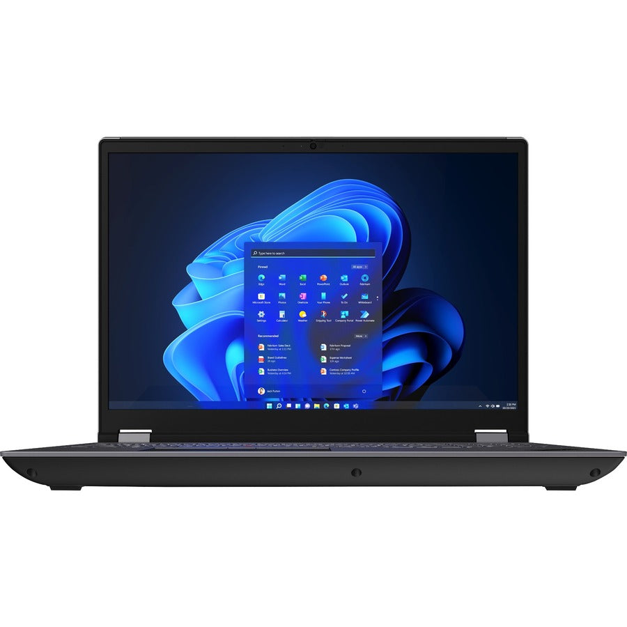 Lenovo ThinkPad P16 G1 21D6006CUS 16" Touchscreen Mobile Workstation - WQUXGA - 3840 x 2400 - Intel Core i7 12th Gen i7-12850HX Hexadeca-core (16 Core) 2.10 GHz - 16 GB Total RAM - 512 GB SSD - Storm Gray, Thunder Black 21D6006CUS