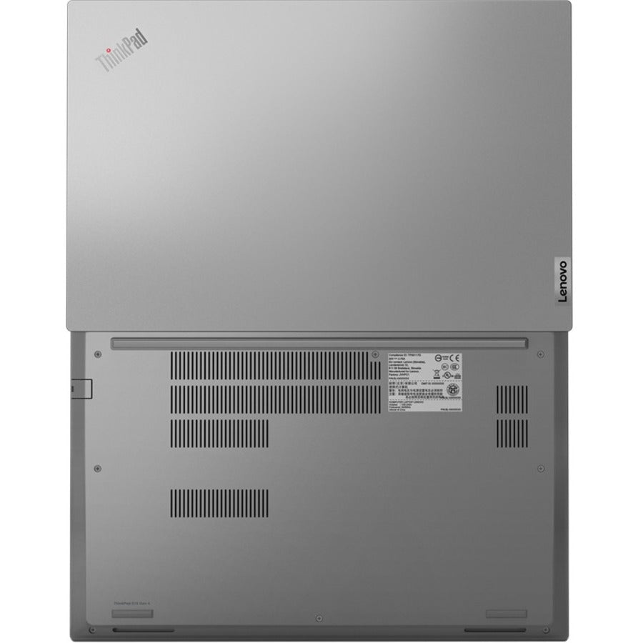 Ordinateur portable Lenovo ThinkPad E15 Gen 4 21E6007CUS 15,6" - Full HD - 1920 x 1080 - Intel Core i5 12e génération i5-1235U Deca-core (10 Core) - 16 Go de RAM totale - 8 Go de mémoire intégrée - 256 Go SSD - Minéral Métallique 21E6007CUS