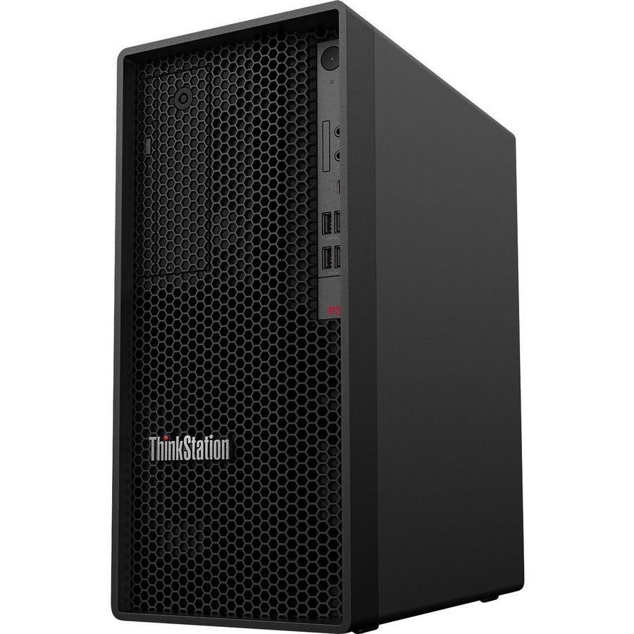 Lenovo ThinkStation P350 30E3002PCA Workstation - 1 x Intel Core i7 Octa-core (8 Core) i7-11700K 11th Gen 3.60 GHz - 16 GB DDR4 SDRAM RAM - 512 GB SSD - Tower - Raven Black 30E3002PCA