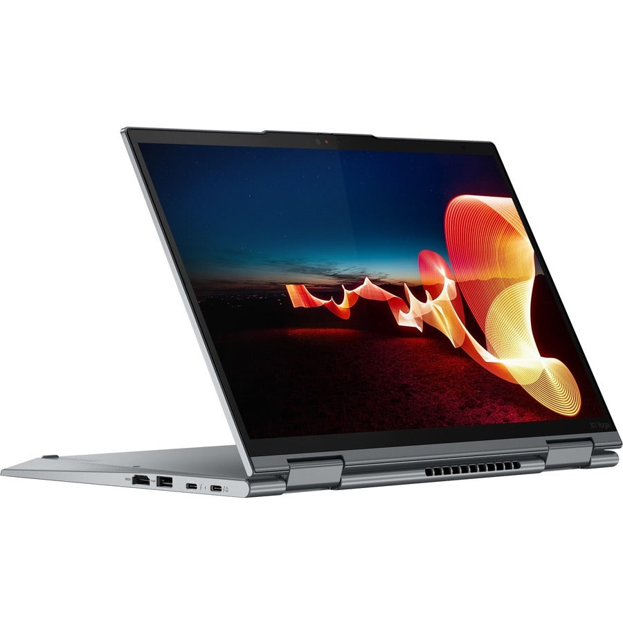Lenovo ThinkPad X1 Yoga Gen 7 21CD0047US 14" Touchscreen Convertible 2 in 1 Notebook - WQUXGA - 3840 x 2400 - Intel Core i7 12th Gen i7-1265U Deca-core (10 Core) - 16 GB Total RAM - 512 GB SSD - Storm Gray 21CD0047US