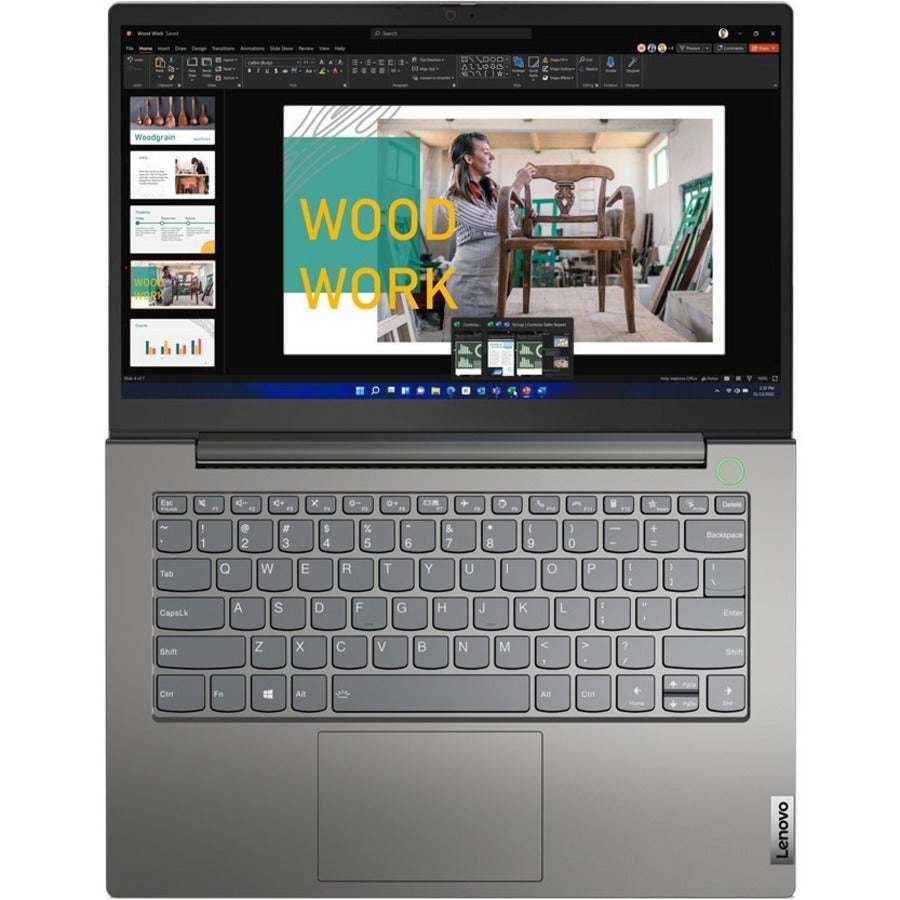 Lenovo ThinkBook 14 G4 IAP 21DH00DFCA 14" Touchscreen Notebook - Full HD - 1920 x 1080 - Intel Core i5 12th Gen i5-1235U Deca-core (10 Core) - 16 GB Total RAM - 8 GB On-board Memory - 256 GB SSD - Mineral Gray 21DH00DFCA