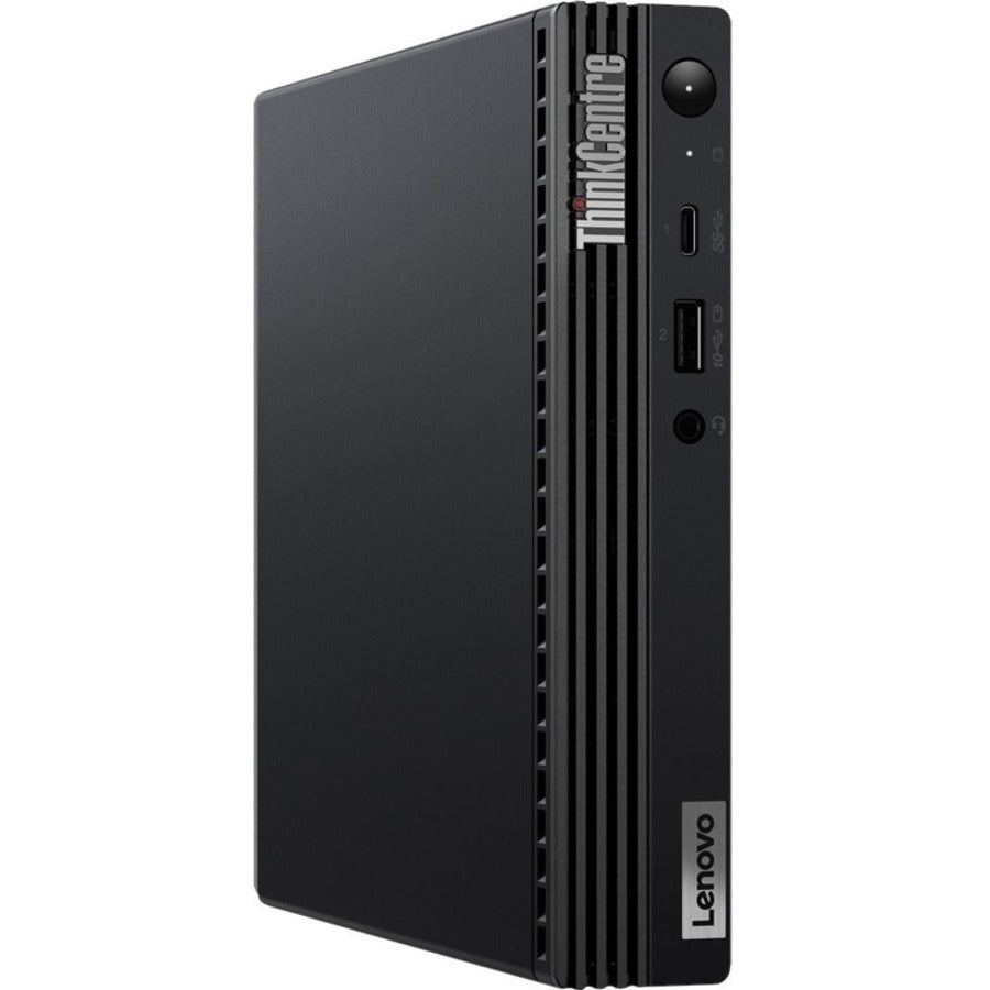 Ordinateur de bureau Lenovo ThinkCentre M70q Gen 3 11T3000KUS - Intel Core i7 12e génération i7-12700T Dodeca-core (12 cœurs) - 16 Go de RAM DDR4 SDRAM - 1 To NVMe M.2 PCI Express PCI Express NVMe 4.0 SSD - Minuscule - Noir 11T3000KUS