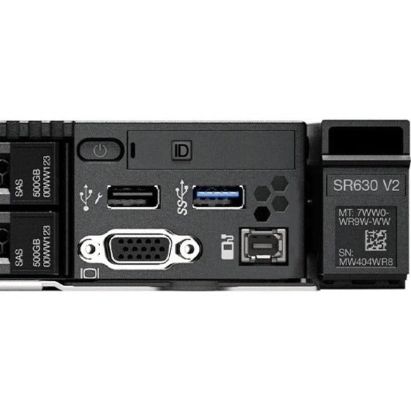 Lenovo ThinkSystem SR630 V2 7Z71A04WNA 1U Rack Server - 1 x Intel Xeon Silver 4314 2.40 GHz - 32 GB RAM - Serial ATA/600, 12Gb/s SAS Controller 7Z71A04WNA