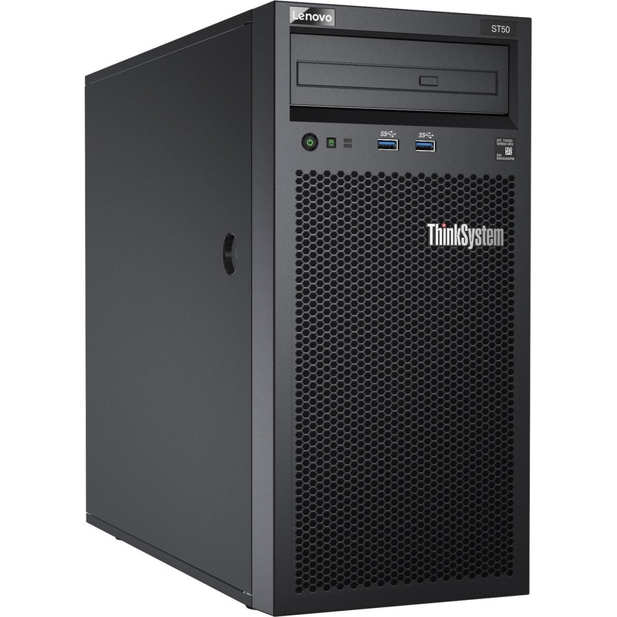 Lenovo ThinkSystem ST50 7Y48A02ENA 4U Tower Server - 1 x Intel Xeon E-2246G 3.60 GHz - 8 GB RAM - Serial ATA/600 Controller 7Y48A02ENA