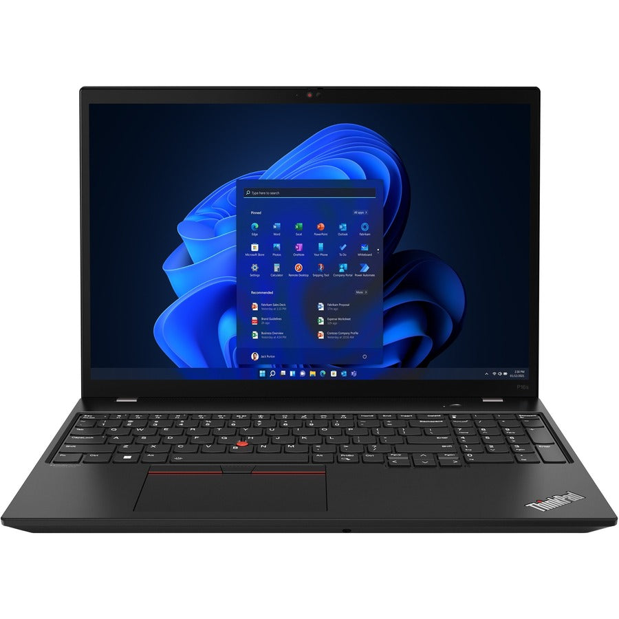 Ordinateur portable Lenovo ThinkPad P16s Gen 1 21CK001QUS 16" - WUXGA - 1920 x 1200 - AMD Ryzen 7 PRO 6850U Octa-core (8 cœurs) 2,70 GHz - 32 Go de RAM totale - 1 To SSD - Noir 21CK001QUS