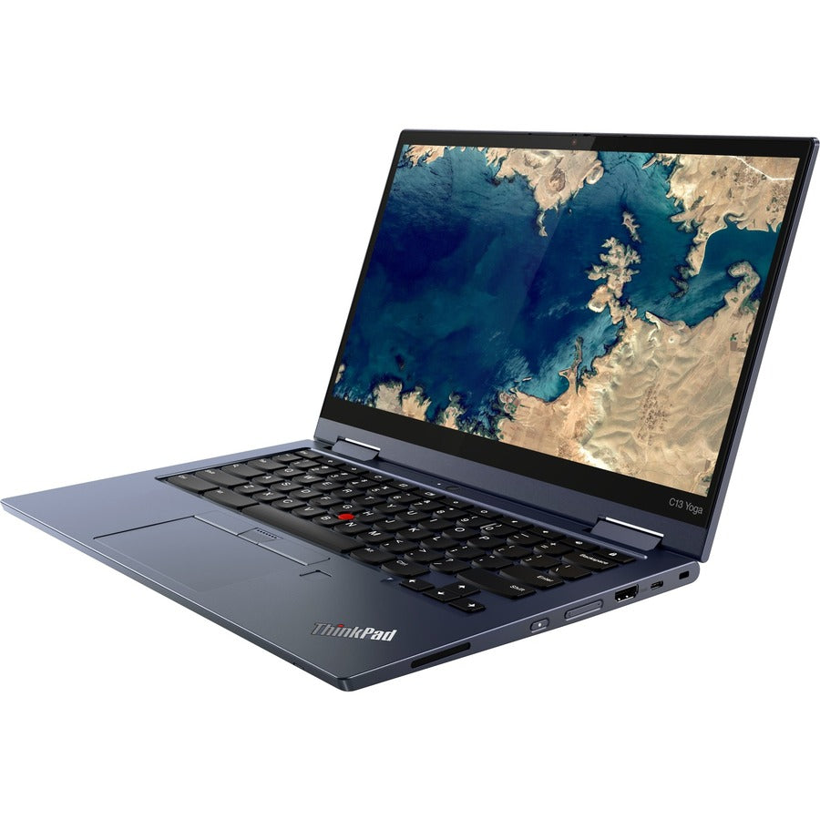 Lenovo ThinkPad C13 Yoga Gen 1 20UXS06800 13.3" Touchscreen Convertible 2 in 1 Chromebook - Full HD - 1920 x 1080 - AMD Athlon Gold 3150C Dual-core (2 Core) 2.40 GHz - 4 GB Total RAM - 4 GB On-board Memory - 32 GB Flash Memory - Abyss Blue 20UXS06800