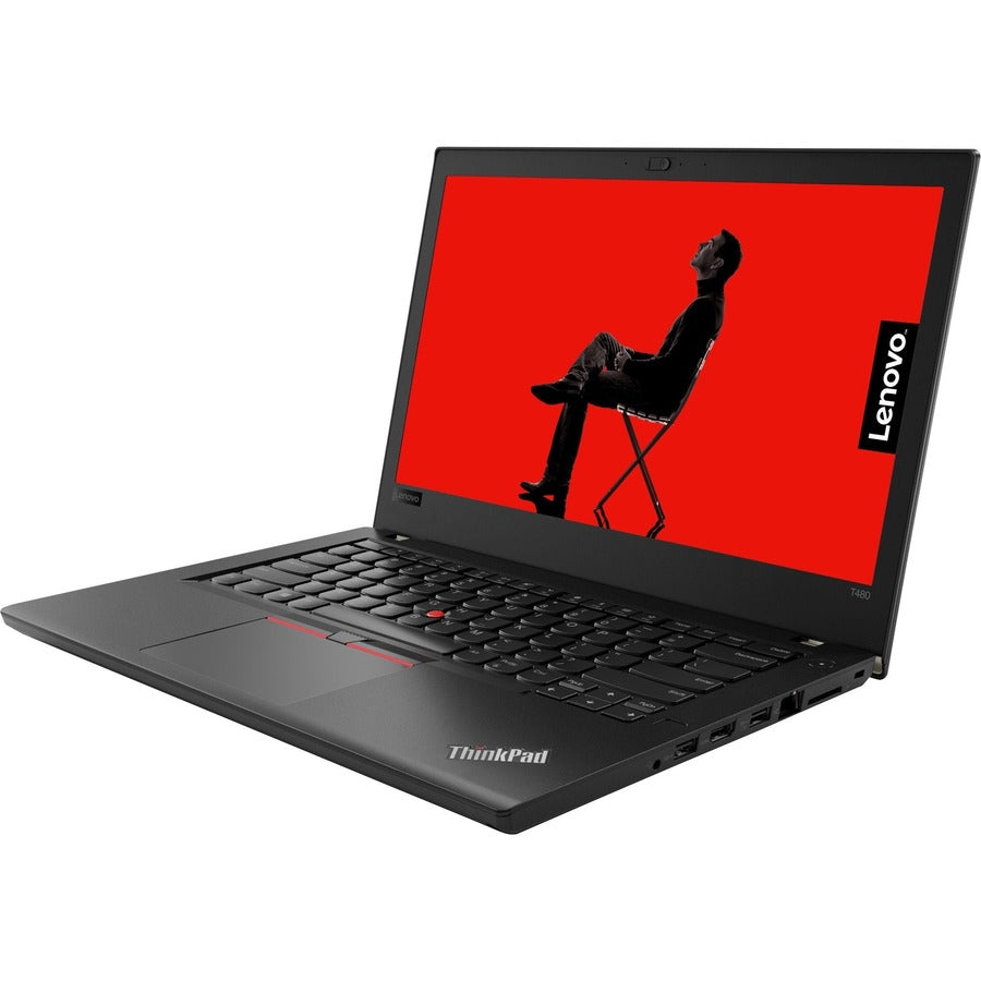 Lenovo ThinkPad T480 20L50067US 14" Notebook - 1920 x 1080 - Intel Core i5 8th Gen i5-8250U Quad-core (4 Core) 1.60 GHz - 8 GB Total RAM - 256 GB SSD - Black 20L50067US