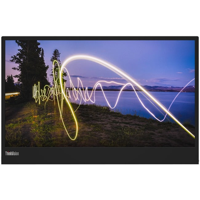 Moniteur LCD Lenovo ThinkVision M15 15,6" Full HD WLED - 16:9 - Noir corbeau 62CAUAR1US